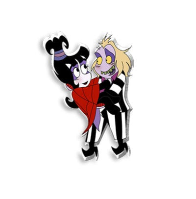 Beetlejuice Characters Handcrafted Epoxy Acrylic Lapel Pins