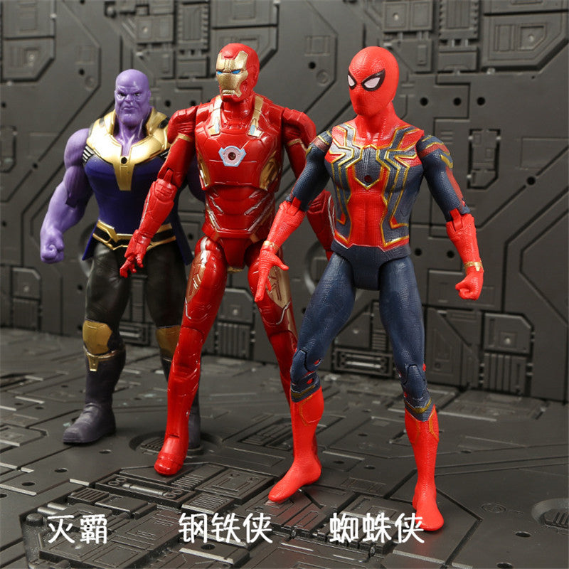 Marvel Avengers 3 infinity war Movie Anime Black Panther Spiderman Captain America hulk Ironman thor Action Figure Toys