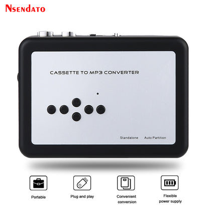 Ezcap 231 USB Cassette Tape Music Audio Player to MP3 Converter Tapes Cassette  Player Recorder Save MP3 File to USB Flash/USB