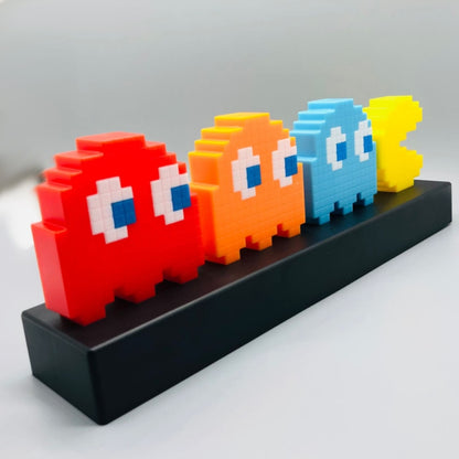 Pac-Man Playstation Shapes and Game Over LED Game Night Lights