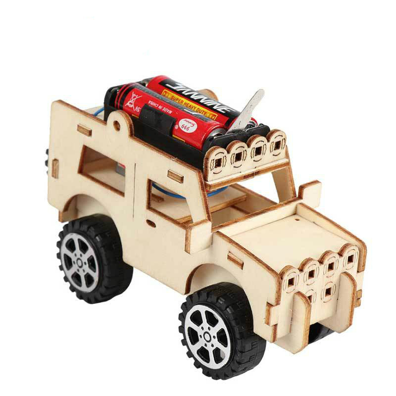 DIY Electric Car Model Kits Kids Teaching Students Children STEAM Scientific Experiment Vehicle Toys Educational Toy