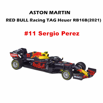 Bburago 1:43 Scale F1 2021 2022 Car Model Replica Mercedes Hamilton W12 Ferrari Red Bull Racing SF21 RB16 Collectible Miniature