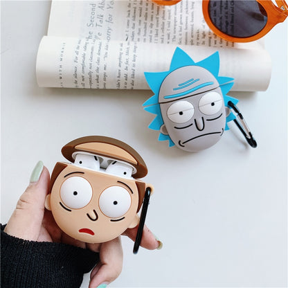 Rick and Morty Cartoon Airpods Case