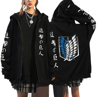 Attack On Titan Zip Hoodies