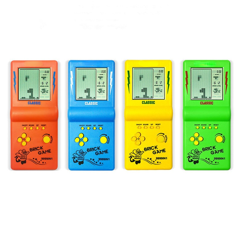 Portable Game Console Tetris Handheld Game Players LCD Screen Electronic Game Toys Pocket Game Console Classic Childhood Gift