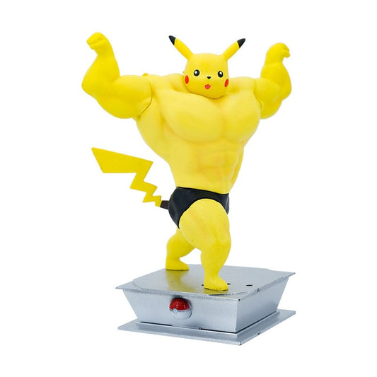 Pokemon Muscle Man Buff Boy Pikachu Action Figures