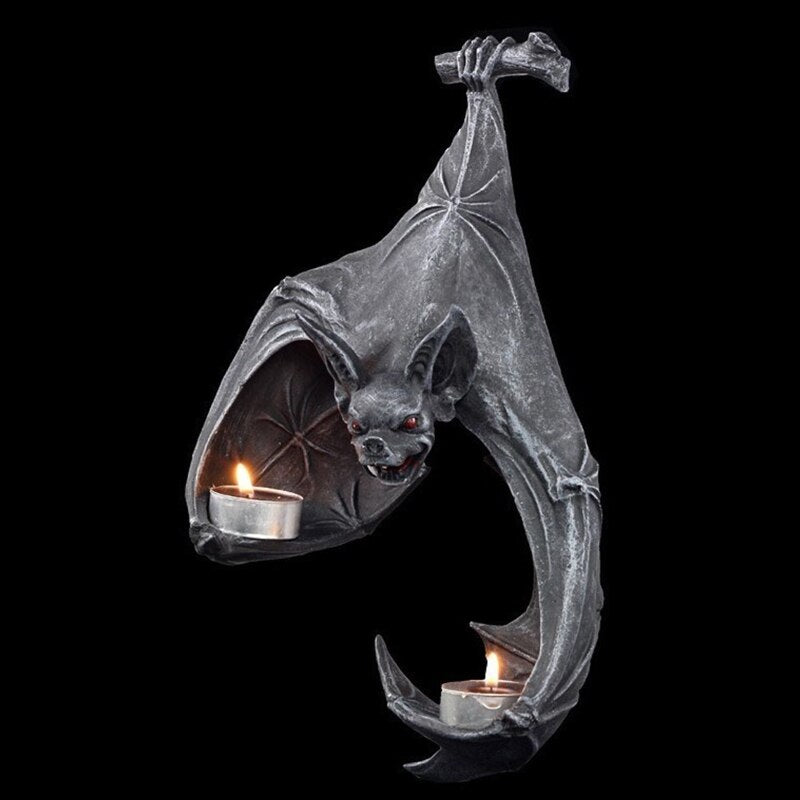 Bat Wall Mount Candle Holder