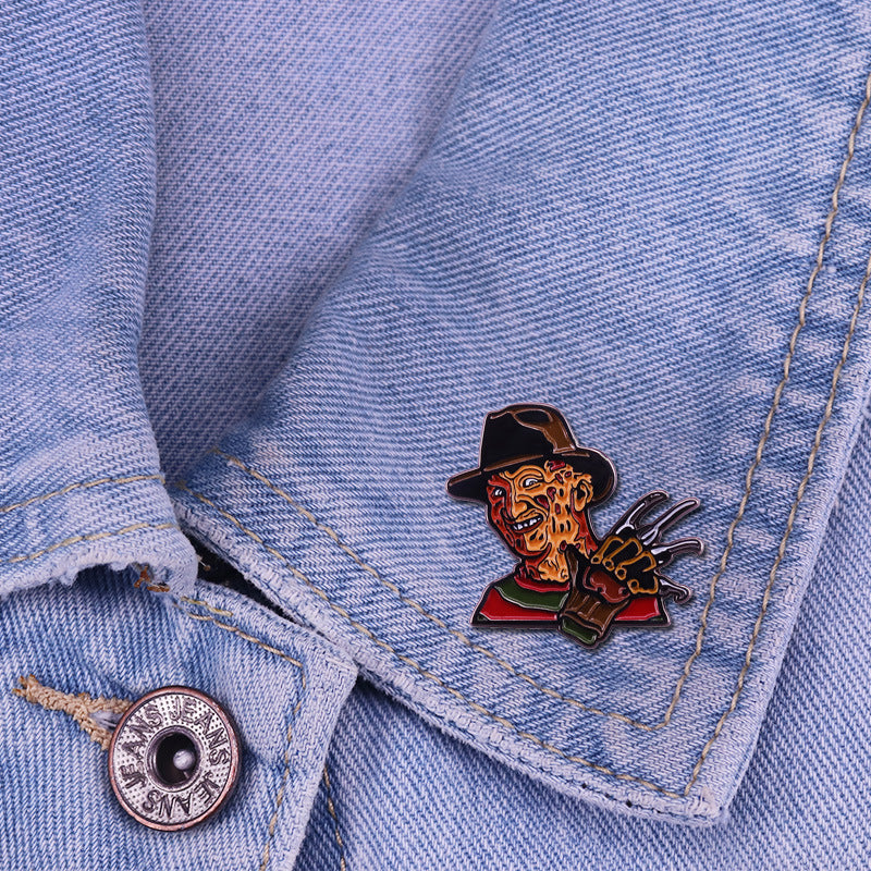 A Nightmare on Elm Street Freddy Krueger Enamel Pin