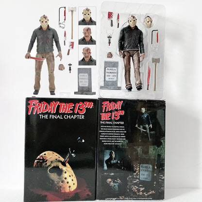 Michael Myers Action Figure Original Ultimate Jason Voorhees Figure Halloween PVC Toy Christmas Halloween Gift