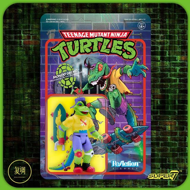 Super7 Teenage Mutant Ninja Turtles TMNT Anime Action Figure 2022 New Original Comic image Collection Hanging card Model Toys