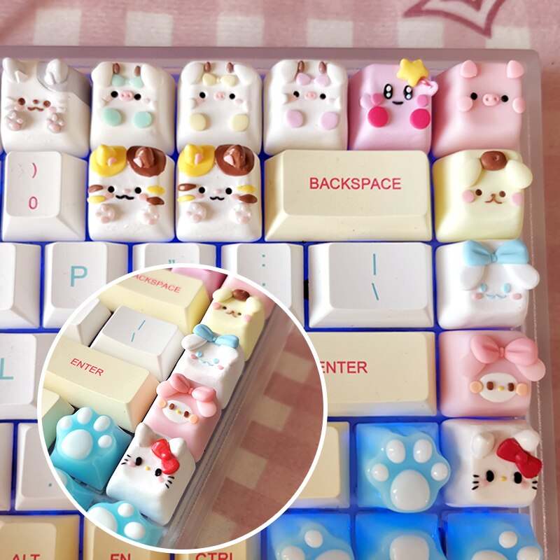 Animal Key Cap Keys for Keyboard