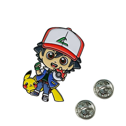 Pokemon/Morty Enamel Pins