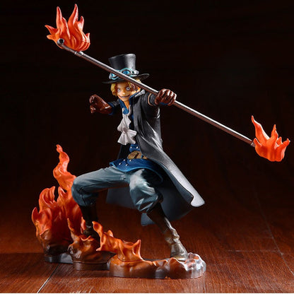 3PCS Monkey D Luffy Ace Sabo Action Figure Collection