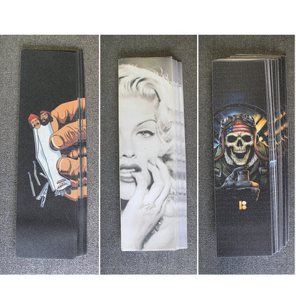 Pro Skateboard Griptape Anti-Skid Skate Board Sandpaper 84*23cm Fish Board Longboard Skateboard Grip Tape Rough