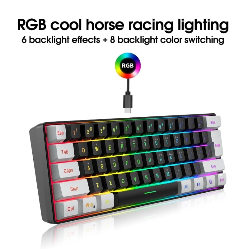 Backlit Ultra-Compact Mini Keyboard