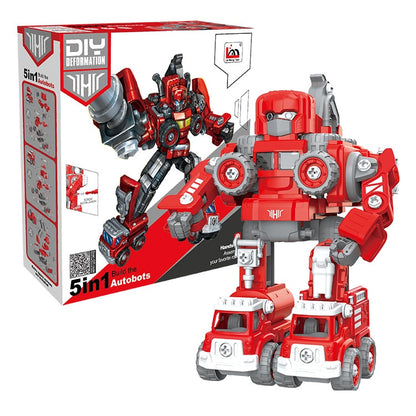 5 in 1 Robot Autobot Building Toys