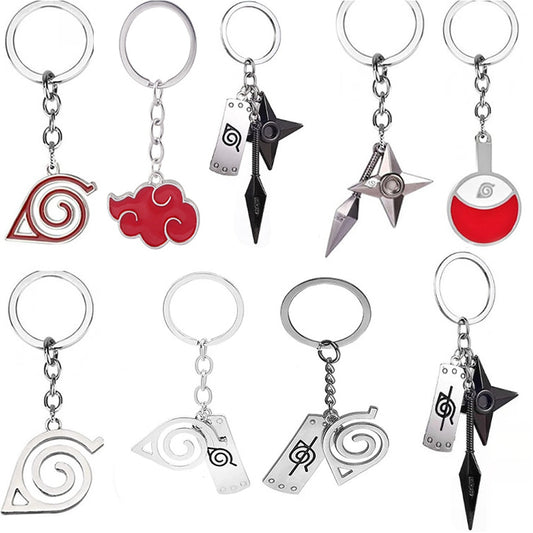 Anime Naruto Style Metal Keychains