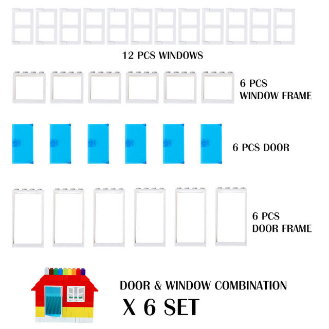 Building Blocks Creative Bricks Model Kits