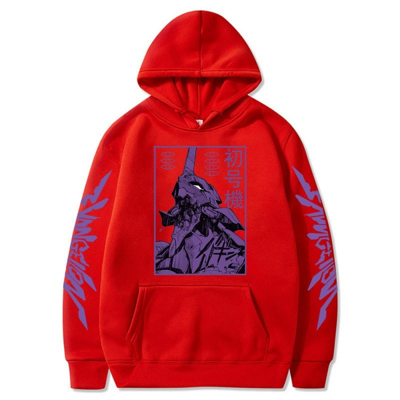 Evangeilon Long Sleeve Hoodies