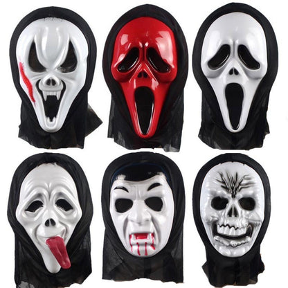 Horror Mask Death Is Coming Scream Mask Halloween Ghost Festival Ghost Face Mask