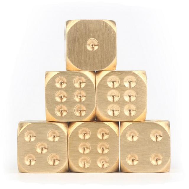 Brass dice