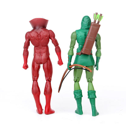 16cm Green Arrow Action Figures Deadman Superheroes Mr. Miracle Model Movable Joint Figurines Collectible Dolls Kids Toys 4pcs