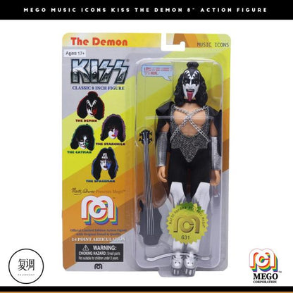 Mego Kiss Band The Demon Rock Band Action Figure