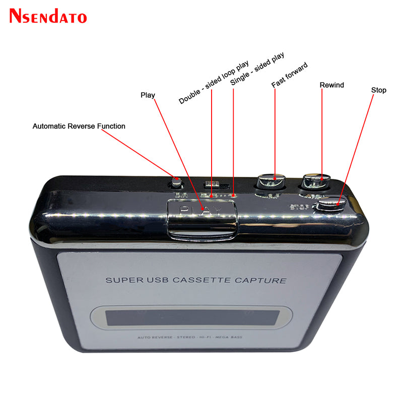 Cassette To MP3 Player Converter