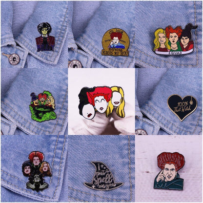 Hocus Pocus Enamel Pins