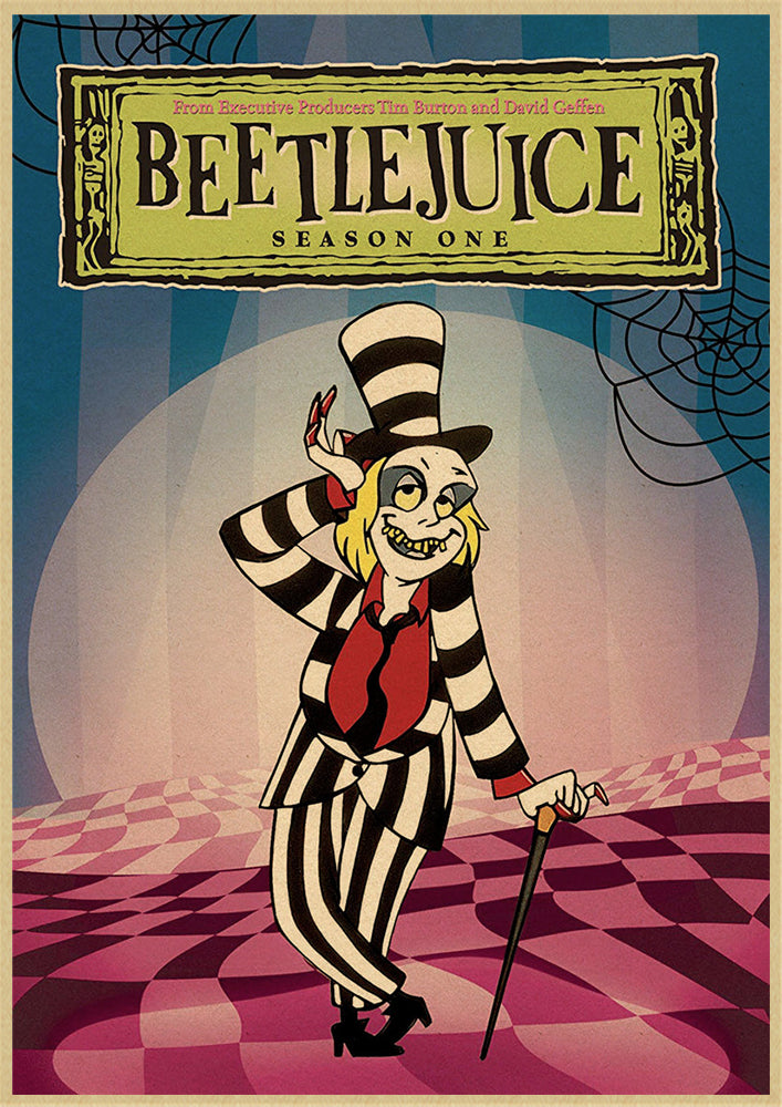 Beetlejuice Craft Paper Posters