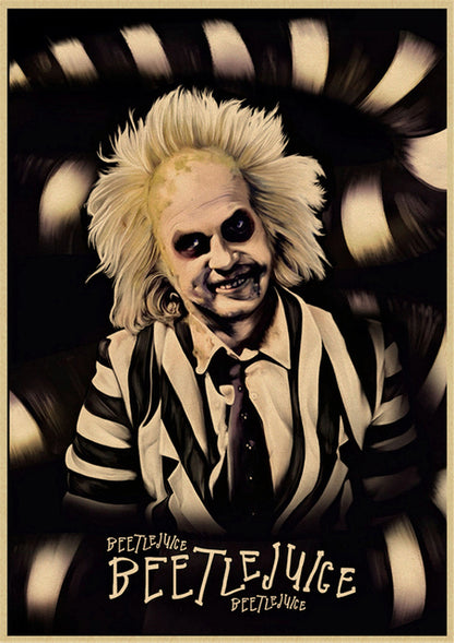 Beetlejuice Craft Paper Posters