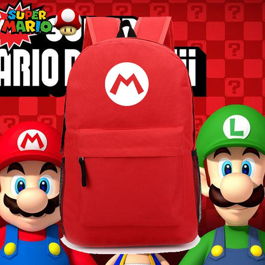 Super Mario Bros Nylon School Bag