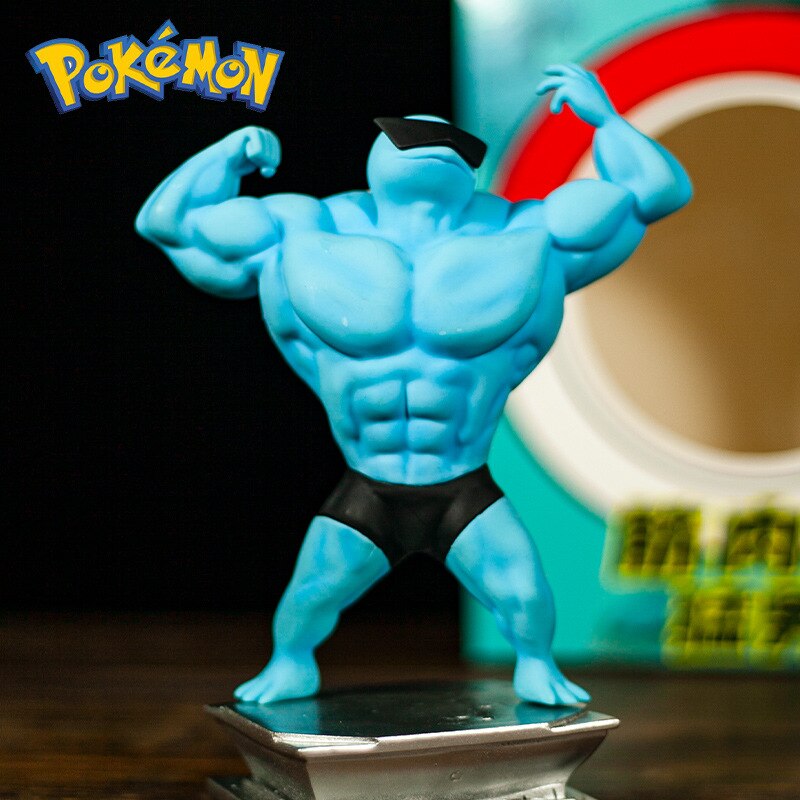 Pokemon Muscle Man Buff Boy Pikachu Action Figures