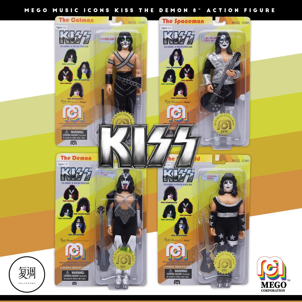 Mego Kiss Band The Demon Rock Band Action Figure