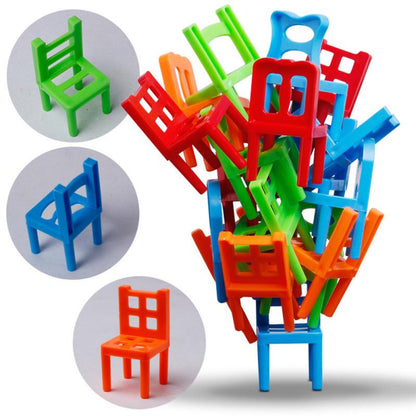 Balance Chairs Stacking Board Game