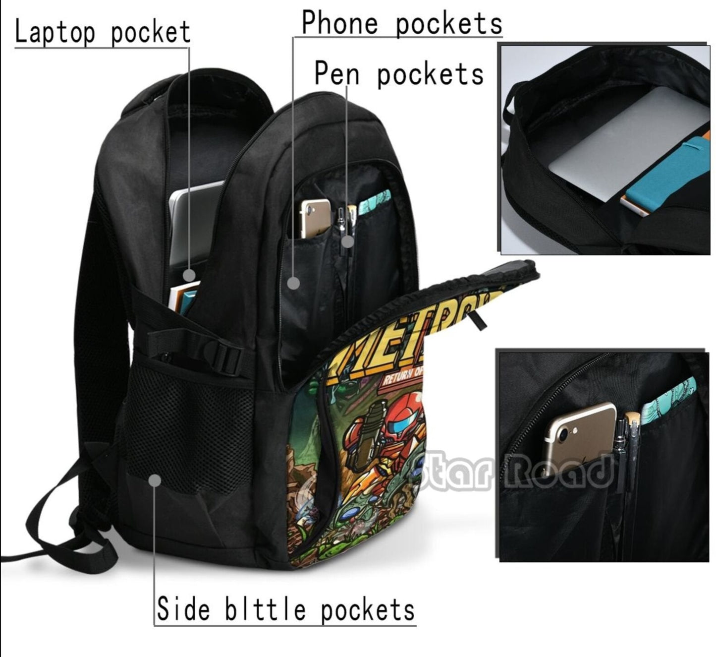 Super Metroid Backpacks