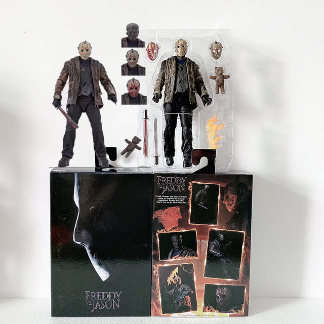 Michael Myers Action Figure Original Ultimate Jason Voorhees Figure Halloween PVC Toy Christmas Halloween Gift