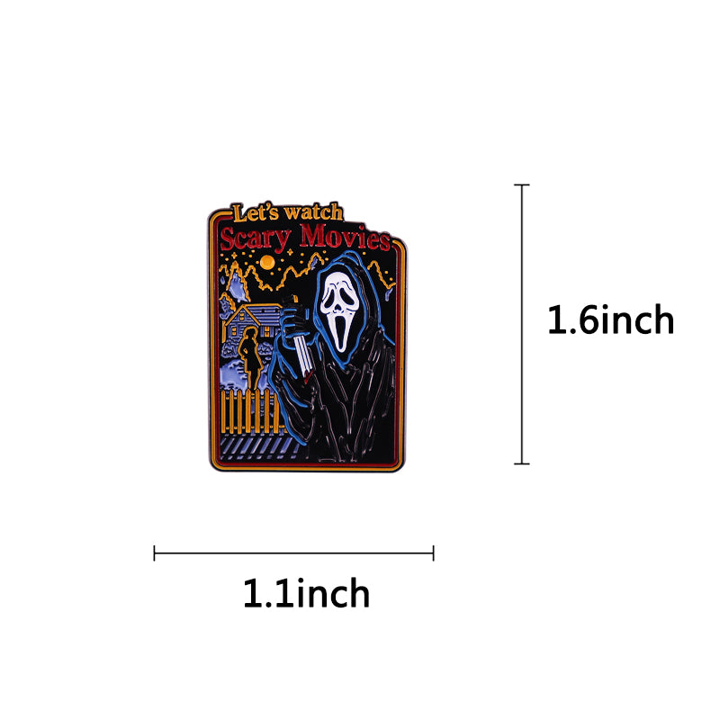 Scream Enamel Pin