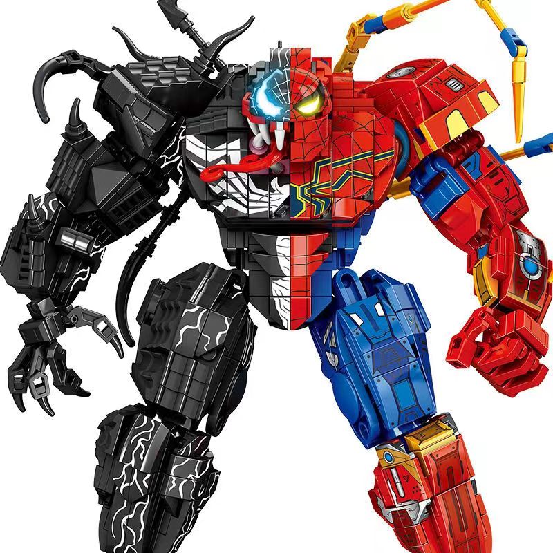 Venom SpiderMan Fusion Symbiosis Building Blocks