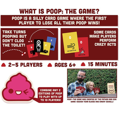 2022 New Poop Games Card Games Party Games Board Games Fun Family and Party Games for Kids, Teens and Adults card games