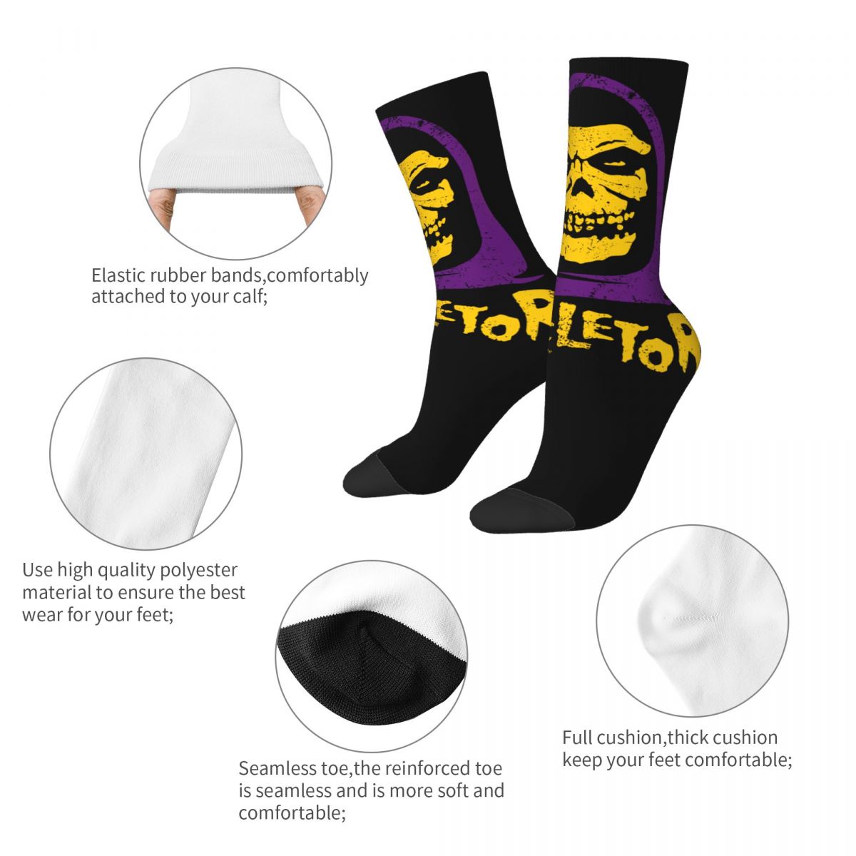 Skeletor Socks