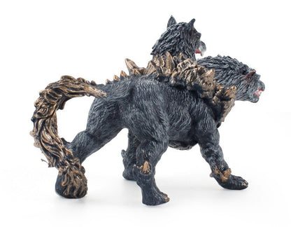 Mythical Cerberus Double Headed Wolves Figures