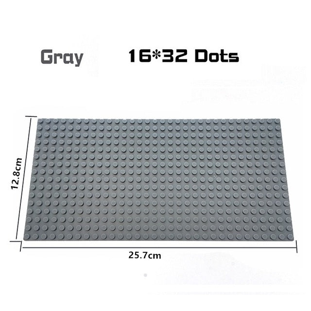 Base Plate 32*32 16X32 16X16 Dots  Building Blocks Baseplate DIY Plastic Plate  Classic Brick Accessories Kids Toy