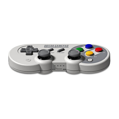 Bluetooth SNES Style Game Pad With Thumb Joysticks for Switch Windows Android MacOS Steam