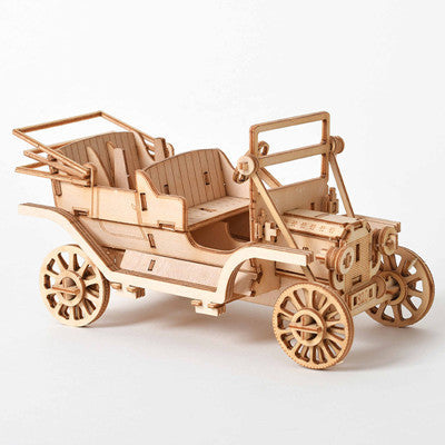 Classic Car Wooden Puzzle Model Kit