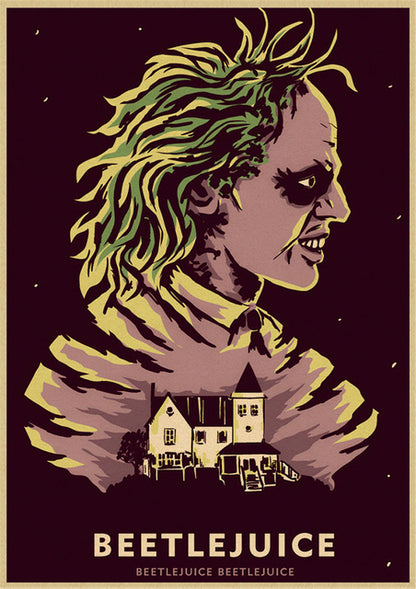 Beetlejuice Craft Paper Posters