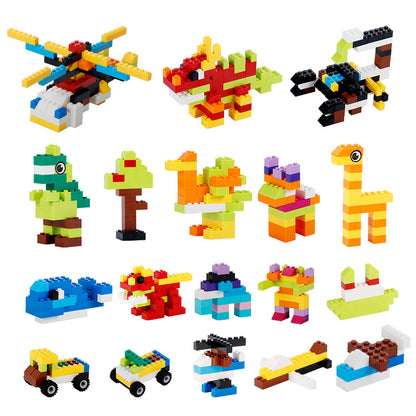 250-1500pcs DIY Building Blocks Bulk City Creative Classic Bricks Assembly Model Figures Kids Educational Toys for Children