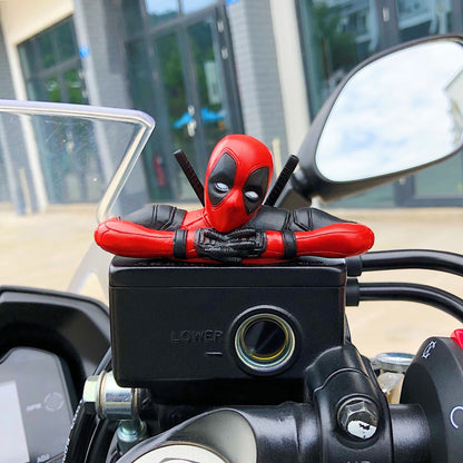 Car Ornament Disney Marvel X-Men Deadpool 2 Action Figure Sitting Lying Posture Model Anime Mini Doll PVC Figurine Toys