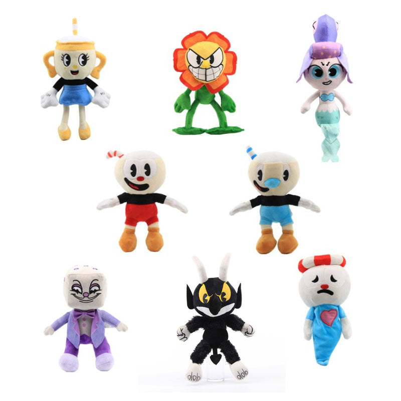 Cuphead Plush Dolls