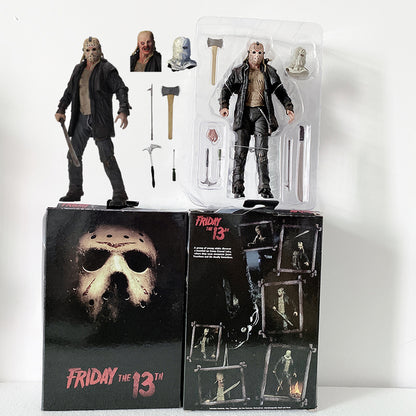 Michael Myers Action Figure Original Ultimate Jason Voorhees Figure Halloween PVC Toy Christmas Halloween Gift